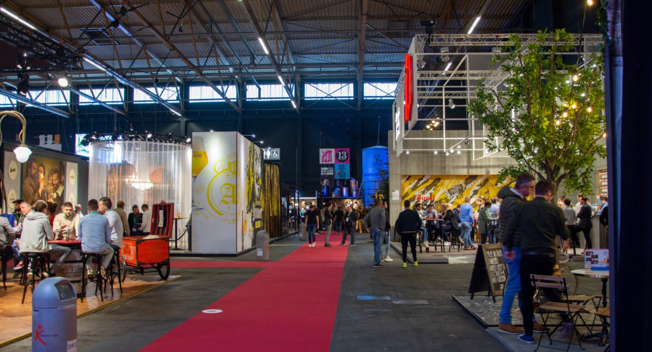 Vue d’ensemble des stands à l’Horeca Expo 2022 à Gand